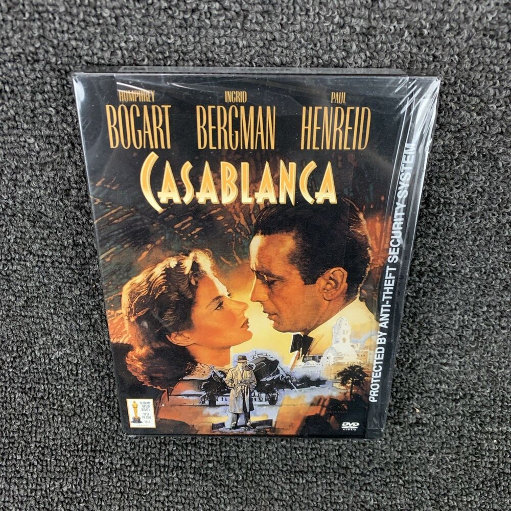 Casablanca DVD Snapcase 1942 Humphrey Bogart Ingrid Bergman New/Sealed